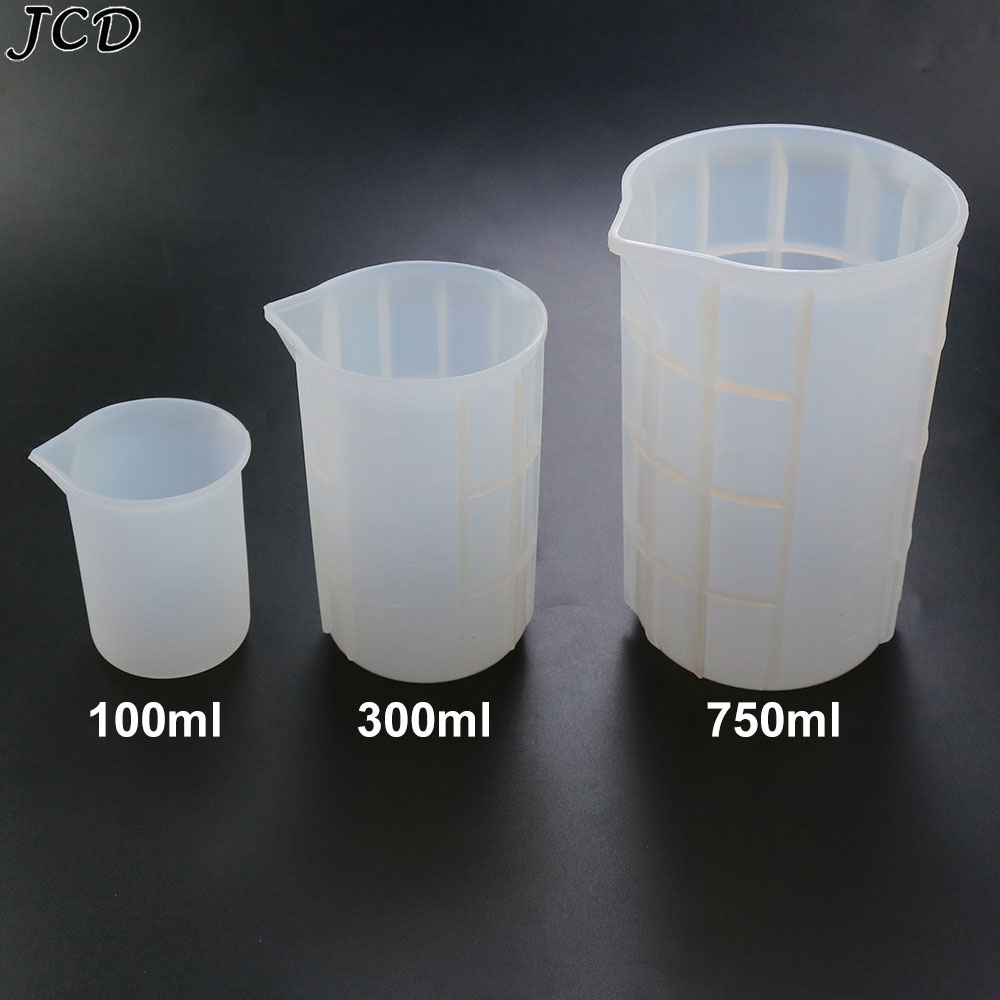 Resin Mixing Cup - JCD 100ML/300ML/750ML silikonowy kubek pomiarowy ze