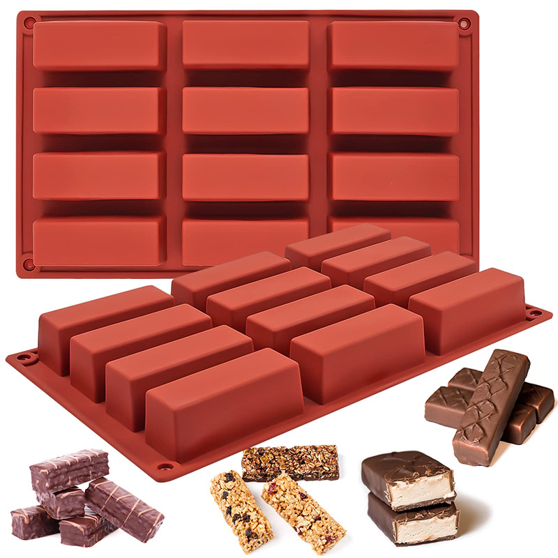 Tray Mold Rectangle - Prostokątne silikonowe foremki do cukierków do