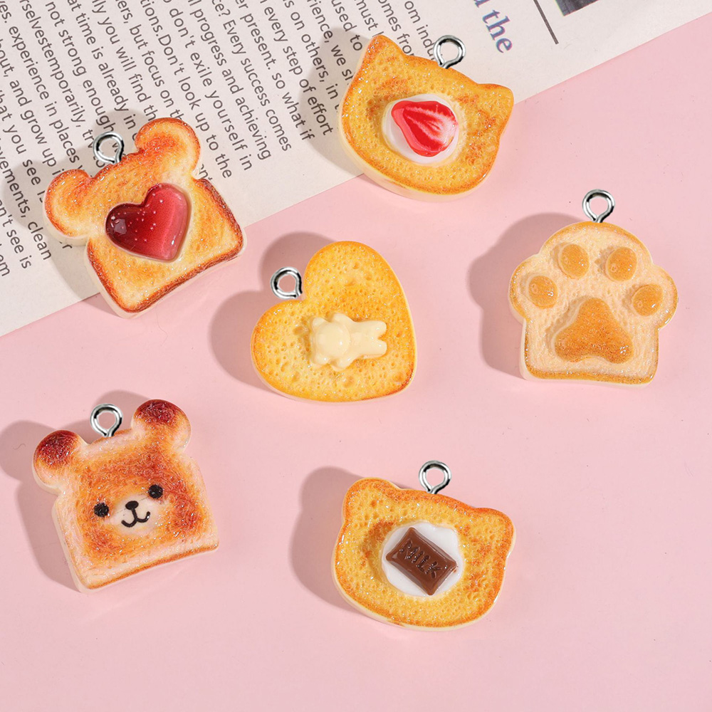 Resin Art Earrings - 10 szt. Zawieszki z żywicy w