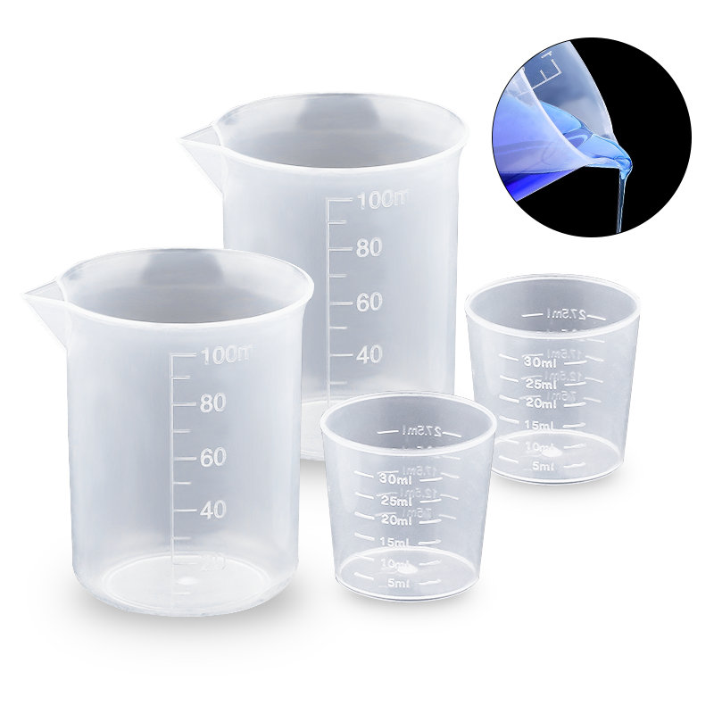 Resin Mixing Cup - Kubek miarowy plastikowy 100ML i 30ML,