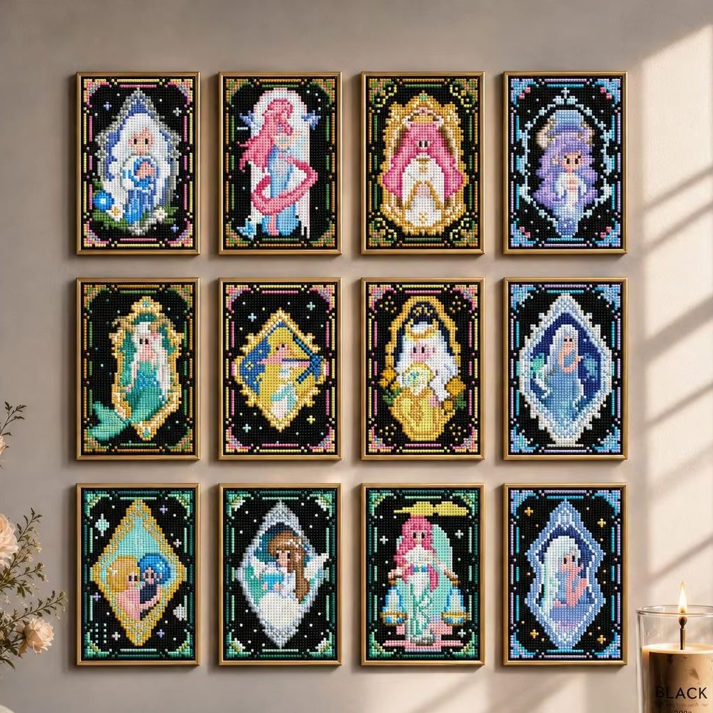 Resin Art Canvas - MINIGEM 5D Zestaw do Malowania Diamentami