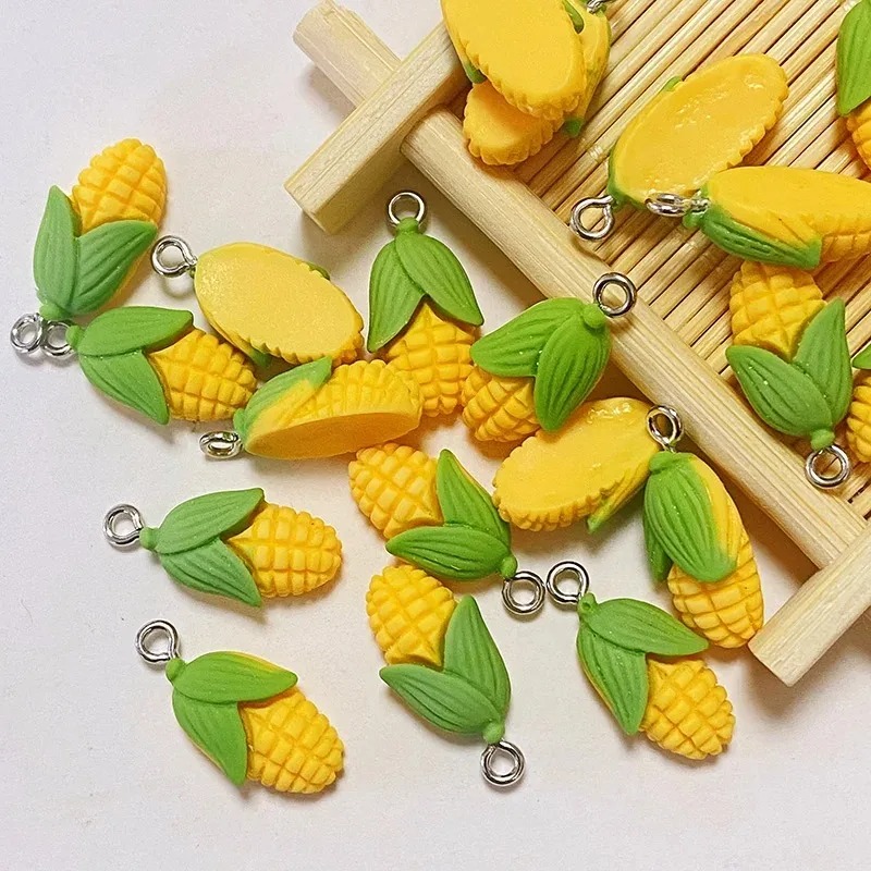 20 szt. Zabawne Mini Kukurydzy – Resin Art Earrings recenzja i cena