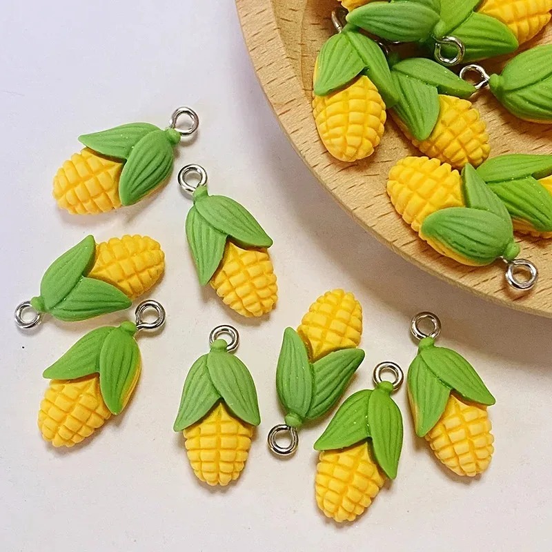20 szt. Zabawne Mini Kukurydzy – Resin Art Earrings recenzja i cena