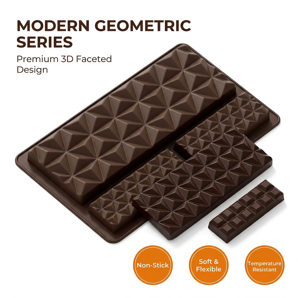 Forma silikonowa 2 w 1 na czek – Tray Mold Rectangle recenzja i cena