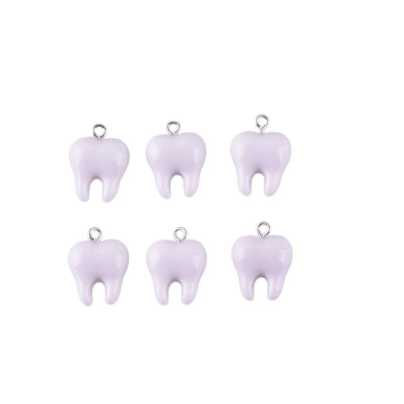 10 szt. Urocze białe zawieszki – Resin Art Earrings recenzja i cena