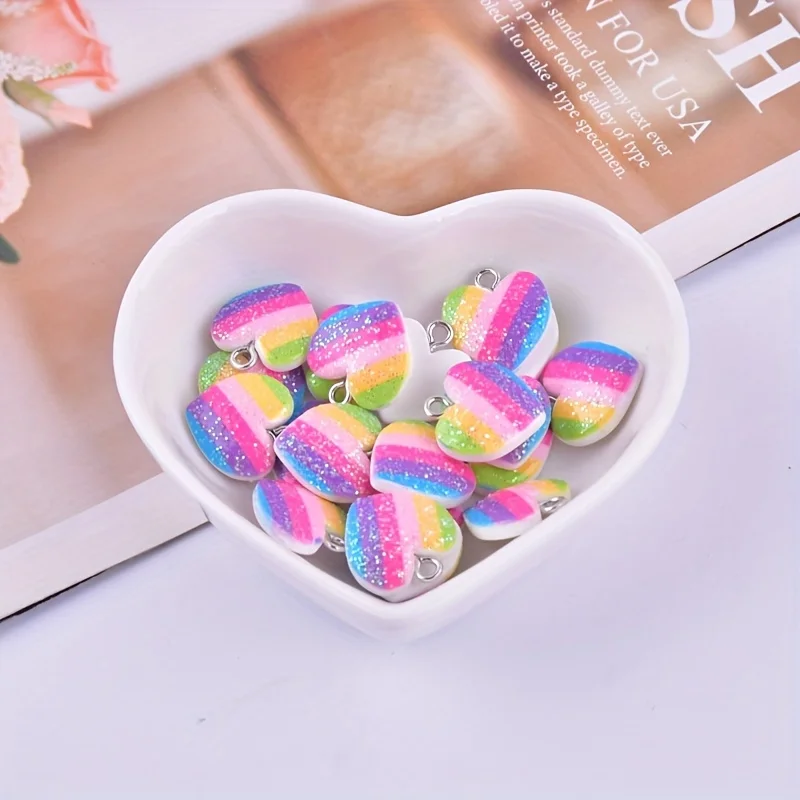 10 szt. Kolorowe zawieszki z ż – Resin Art Earrings recenzja i cena