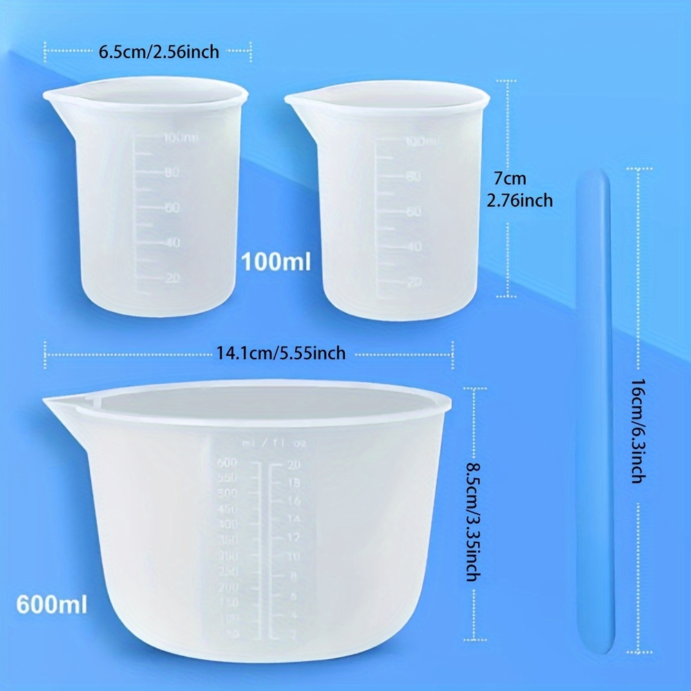 Silikonowe kubki do odmierzani – Resin Mixing Cup recenzja i cena