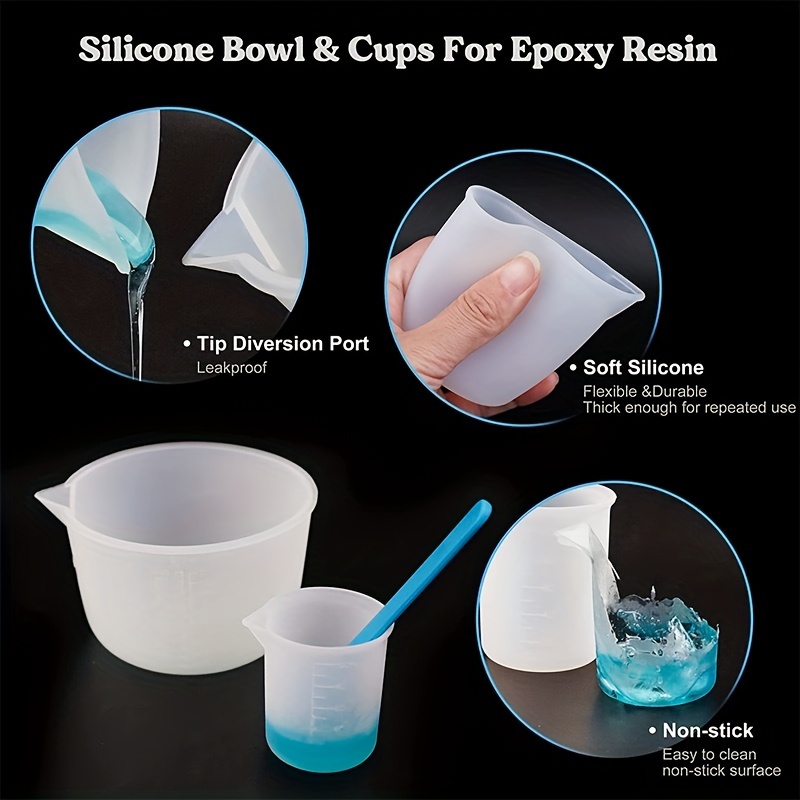 Silikonowe kubki do odmierzani – Resin Mixing Cup recenzja i cena