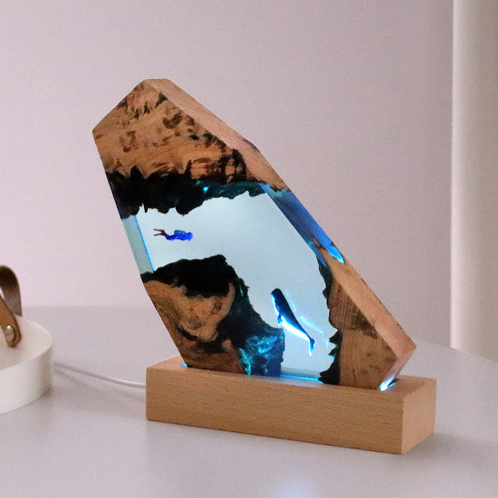 Nowa Podwodna Jaskinia Wielory – Resin Art Gift For Anniversary recenzja i cena