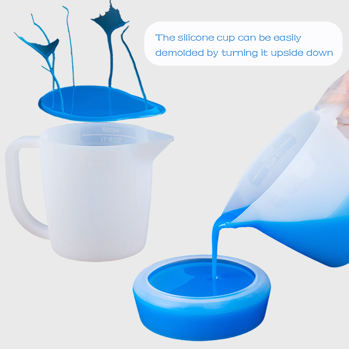 Kubek miarowy silikonowy 500 m – Resin Mixing Cup recenzja i cena