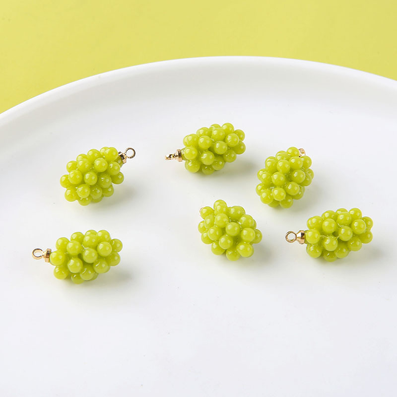 6 szt. Urocze Małe Winogronka  – Resin Art Earrings recenzja i cena