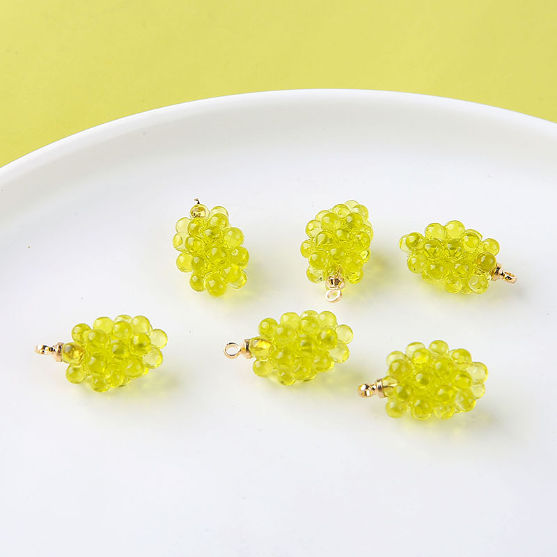 6 szt. Urocze Małe Winogronka  – Resin Art Earrings recenzja i cena