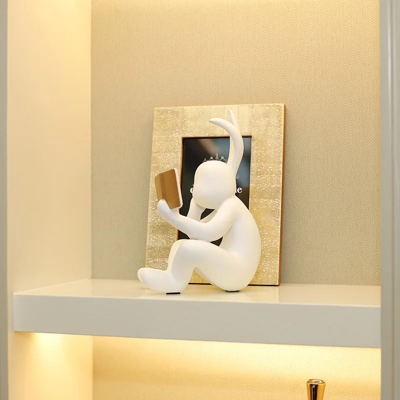 Kreatywna figurka królika czyt – Resin Art Gift For Anniversary recenzja i cena