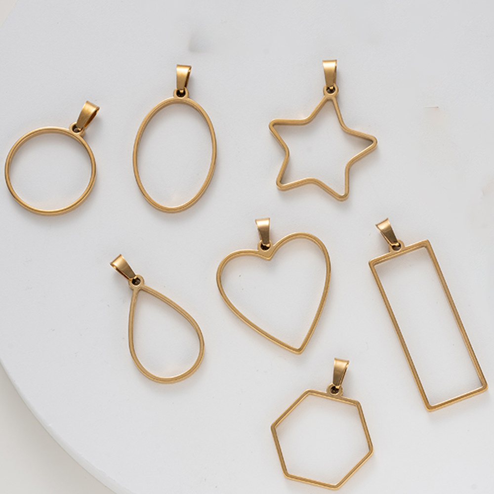 5 szt. Stal Nierdzewna Otwarta – Resin Art Earrings recenzja i cena