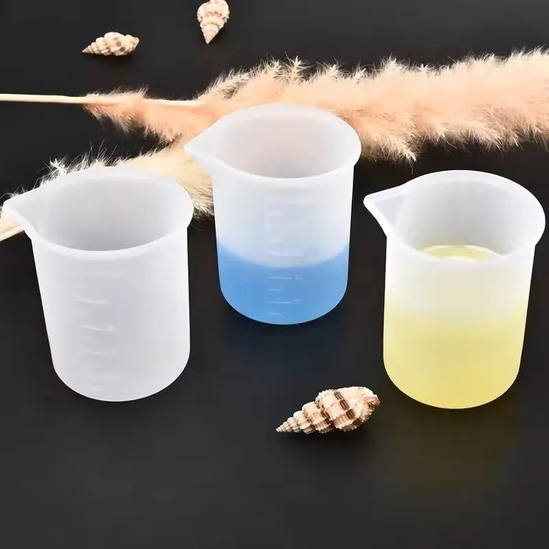 5 szt. 100ml Silikonowe Miarki – Resin Mixing Cup recenzja i cena