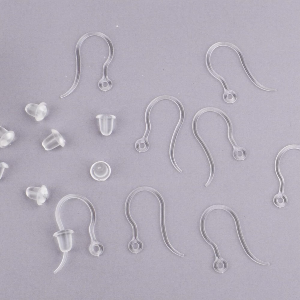 40 szt. Przezroczyste plastiko – Resin Art Earrings recenzja i cena