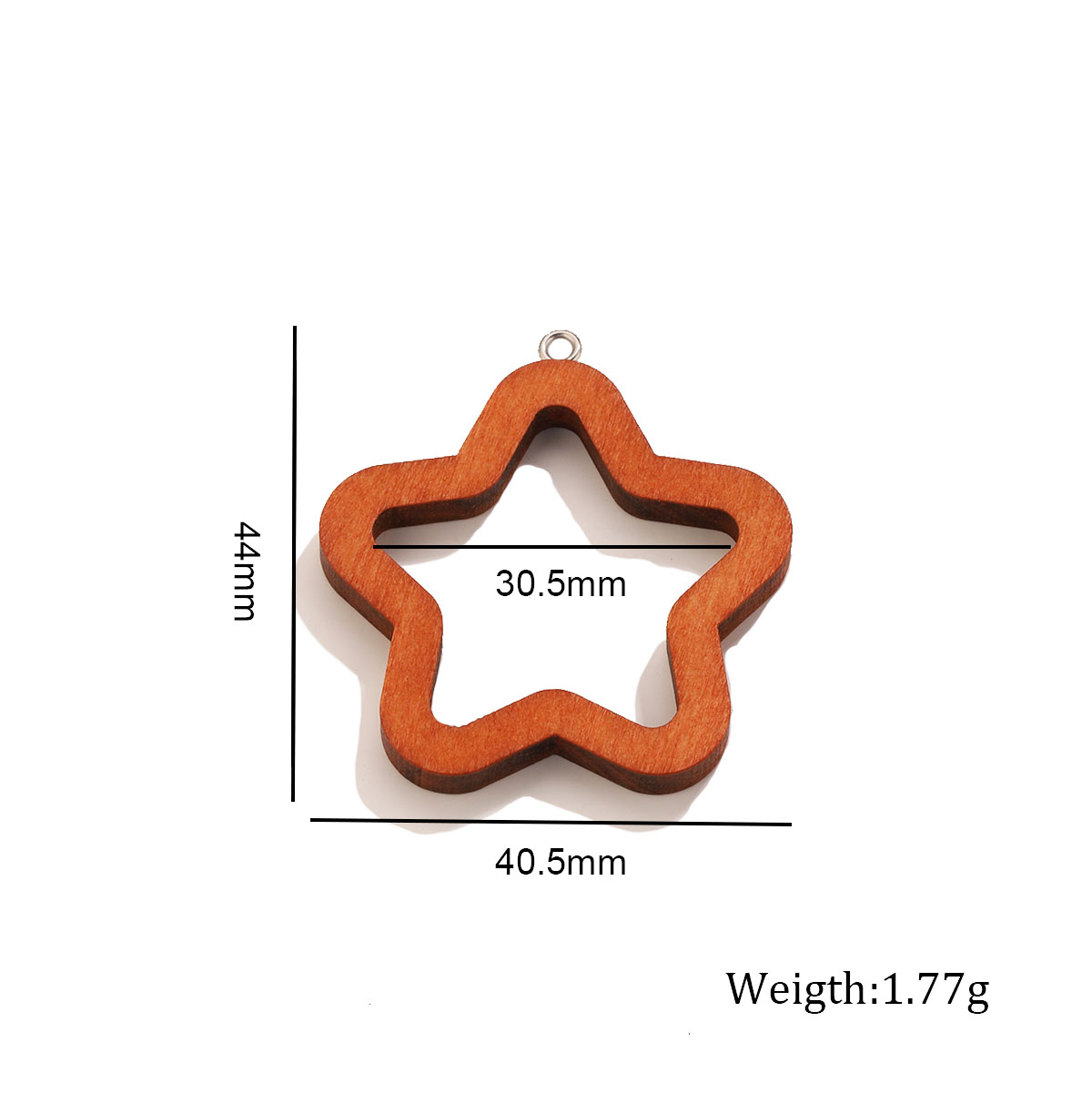 10 SZT. Drewniane geometryczne – Resin Art Earrings recenzja i cena