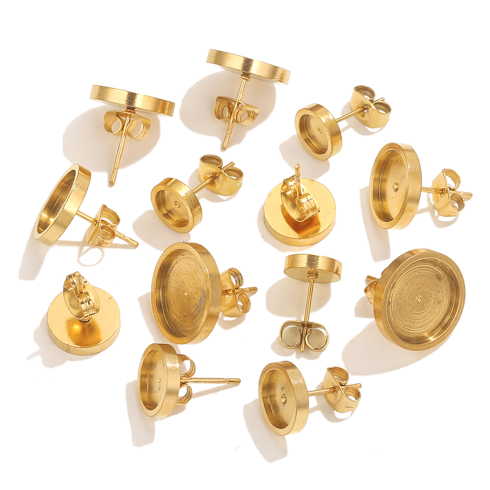 10 sztuk ze stali nierdzewnej  – Resin Art Earrings recenzja i cena